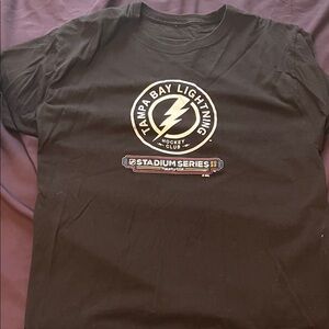 Tampa Bay Lightning Nashville Stadium Series Black T-Shirt